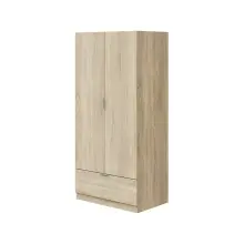 Kleiderschrank >GARONA< 2 Türen, 1 Schublade,...