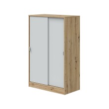 Schuhschrank >GARONA< 2 Schiebtüren, Asteiche...