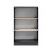Schuhschrank >GARONA< 2 Schiebetüren, Anthrazitgrau / Eiche Dekor - 77x119x40 (BxHxT)