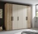 Drehtürenschrank >Danao< 5 Türen, Mauvella Oak / Kashmir - 250,8x227,7x60 (BxHxT)