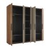 Drehtürenschrank >Danao< 5 Türen, Mauvella Oak / Kashmir - 250,8x227,7x60 (BxHxT)
