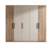 Drehtürenschrank >Danao< 5 Türen, Mauvella Oak / Kashmir - 250,8x227,7x60 (BxHxT)