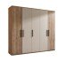 Drehtürenschrank >Danao< 5 Türen, Mauvella Oak / Kashmir - 250,8x227,7x60 (BxHxT)