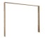 Passepartout >Leo< in Viking Oak hell / Weiß, Melamin - 279x229,4x23cm (BxHxT)