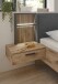 Bettanlage >Daria< Liegefl. 180x200cm, Viking Oak / Graphit - 297,6x98,8x222,4cm (BxHxT)