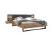 Bettanlage >Daria< Liegefl. 180x200cm, Viking Oak / Graphit - 297,6x98,8x222,4cm (BxHxT)