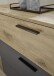 Sideboard >Daria< 1 Tür, 3 Schübe, Viking Oak Dekor / Graphit - 125x82,6x40cm (BxHxT)