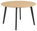 Essgruppe >Cadiz< (5-teilig) dunkelgrau / Eiche Dekor - 75x120 (HxD)
