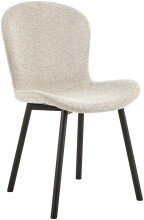 Essgruppe >Wilma< (5-teilig) in beige / Wildeiche Dekor - 120x75x80 (BxHxT)