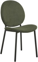 Essgruppe >Cadiz< (5-teilig) waldgrün Eiche Dekor - 160x75x90 (BxHxT)