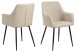 Essgruppe >Wicklow< (5-teilig) beige / Batis grau - 140x75x80 (BxHxT)