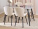 Essgruppe >Wicklow< (5-teilig) beige / Batis grau - 140x75x80 (BxHxT)