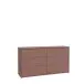 Sideboard >ALICE SPRINGS< 6 Schübe, push to open, terrakottafarbig - 154,5x83,1x41,5cm (BxHxT)
