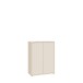 Schuhschrank >ALICE SPRINGS< 2 Türen, 4 Böden, sandfarbig - 74,5x99,1x34,9cm (BxHxT)