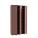 Schuhschrank >ALICE SPRINGS< 6 Türen, push to open, terrakottafarbig - 109,2x191,9x34,9cm (BxHxT)