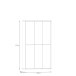 Schuhschrank >ALICE SPRINGS< 6 Türen, push to open, terrakottafarbig - 109,2x191,9x34,9cm (BxHxT)