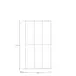 Schuhschrank >ALICE SPRINGS< 6 Türen, push to open, terrakottafarbig - 109,2x191,9x34,9cm (BxHxT)