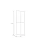 Schuhschrank >ALICE SPRINGS< 4 Türen, push to open, sandfarbig - 74,5x191,9x34,9cm (BxHxT)