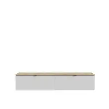 Lowboard >LIBERTAD< Hängeboard, Weiss /...