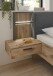 Schlafzimmer-Set >Daria< (3-teilig) Kleiderschrank, Bett, Kommode, Viking Oak Dekor / graphit