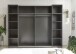Schlafzimmer-Set >Daria< (2-teilig) Kleiderschrank, Bett, Viking Oak Dekor / Graphit