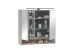 Badezimmer-Set >Denver< (4-tlg.) in grau / Evoke Eiche Dekor - 220x195x35 (BxHxT)