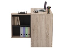 Eckschreibtisch >Dewirovo I< - 111,9x76,7x100,7cm (BxHxT)
