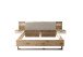 Schlafzimmer-Set >Daria< (3-teilig) Kleiderschrank, Doppelbett, Kommode,  Viking Oak / weiss