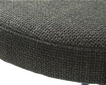 Sitzhocker (4er-Set) >PELICAN< in dunkelgrau + schwarz - 40x48x40cm (BxHxT)