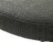 Sitzhocker (4er-Set) >PELICAN< in dunkelgrau + schwarz - 40x48x40cm (BxHxT)