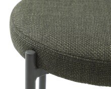Sitzhocker (4er-Set) >PELICAN< in olivengrün - 40x48x40 (BxHxT)