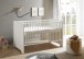 Babybett >Spice< in Weiß / Weiß Hochglanz - 78x87x143 (BxHxT)