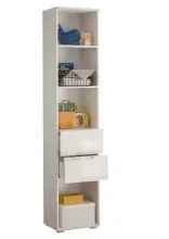 Standregal >Spice< in Weiß / Weiß...