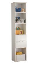 Standregal >Spice< in Weiß / Weiß...