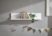 Wandboard >Spice< in Weiß / Weiß Hochglanz - 90x19x17 (BxHxT)