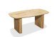 Couchtisch >Barney< Bootsform, Akazie massiv - 110x46x60cm (BxHxT)