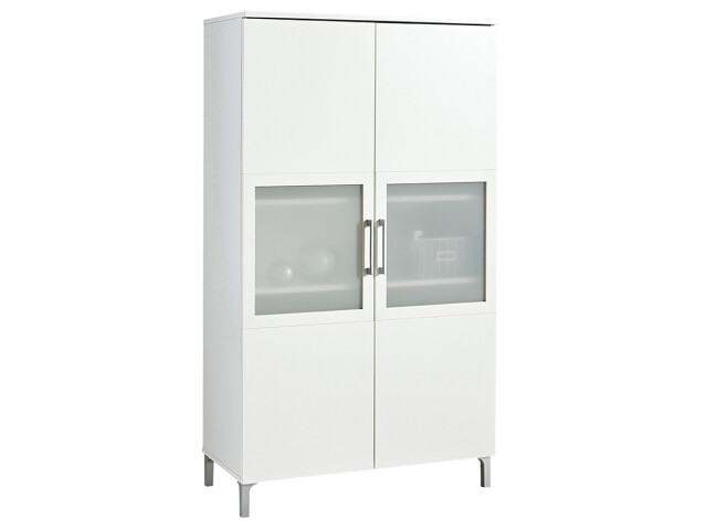 Anrichte >Kinee I< in Weiß - 80x140x39,6cm (BxHxT)