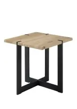 Beistelltisch >Tiago mini< in Eiche, schwarz -...
