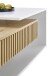 Couchtisch >Alida< in Artisan Eiche, weiß - 110x40x60cm (BxHxT)