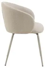 Esszimmerstuhl >Eleanor< (2er-Set) Design 4-Fuß, Bezug beige - 55,5x79x55cm (BxHxT)