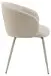 Esszimmerstuhl >Eleanor< (2er-Set) Design 4-Fuß, Bezug beige - 55,5x79x55cm (BxHxT)