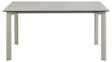Esstisch >Palermo< in grau, Keramik / Metall -...
