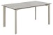 Esstisch >Palermo< in grau, Keramik / Metall - 160x75x90cm (BxHxT)