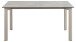 Esstisch >Palermo< in grau, Keramik / Metall - 160x75x90cm (BxHxT)