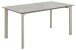 Esstisch >Palermo< in grau, Keramik / Metall - 160x75x90cm (BxHxT)
