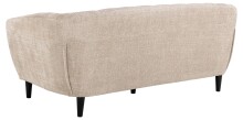 3-Sitzer >Ria< Taschenfederkern, Bezug beige, Chenille Stoff - 191x78x84cm (BxHxT)