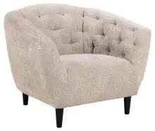 Sessel >Ria< Taschenfederkern, Bezug beige,...