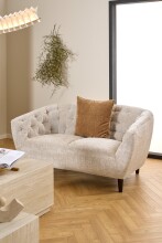 2-Sitzer >Ria< Taschenfederkern, Bezug beige,...