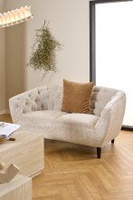 2-Sitzer >Ria< Taschenfederkern, Bezug beige,...