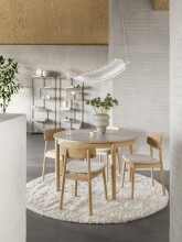 Standregal >Seaford< in grau, Metall / Hozwerkstoff - 77x185x35cm (BxHxT)